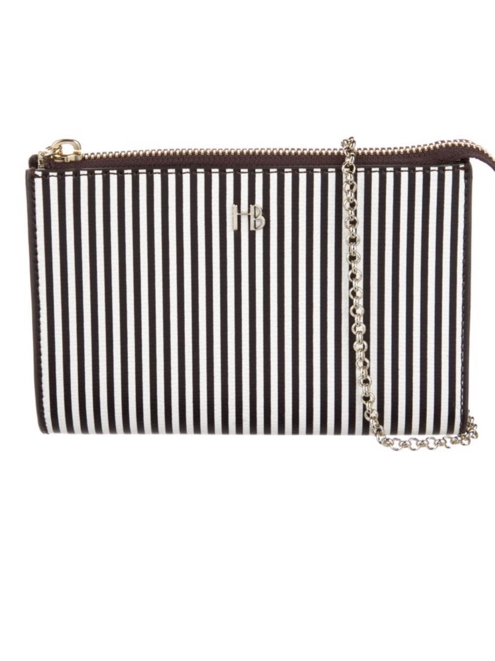 Henri Bendel Miss Bendel Pouch on a Chain - Centennial Stripe